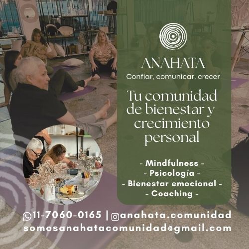 Anahata: Mindufullness, Psicología, Bienestar emocional, Coaching