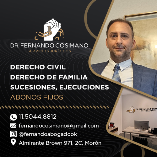 Dr. Fernando Cosimano - Servicios Jurídicos en Morón