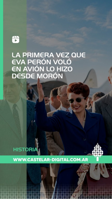 eva perón gira arcoiris moron españa italia dc-4 douglas iberia castelar digital