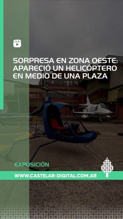 helicoptero cicare barrio marina villa luzuriaga escuela newbery castelar digital