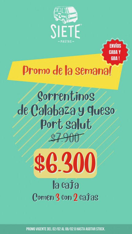 Siete Pastas - Las mejores pastas la mejor precio de Castelar