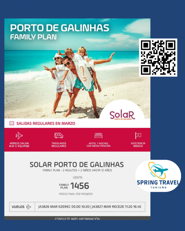Family Plan - Porto de Galinhas, Brasil con Spring Travel Turismo