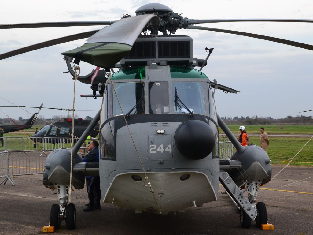 Sikorsky S-61T Tritón de la Segunda Escuadrilla Aeronaval de Helicópteros con asiento en Base Aeronaval Comandante Espora 