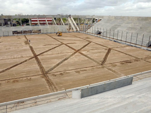 Avanza el futuro estadio del Deportivo Morón