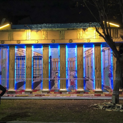 Ituzaingó tiene su propio Partenón de la mano de Rubén Díaz