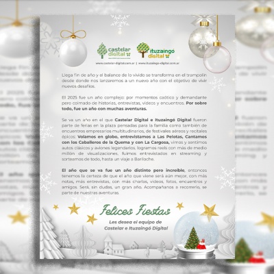 El año que se va es el trampolín para llegar a los nuevos desafíos del año que viene