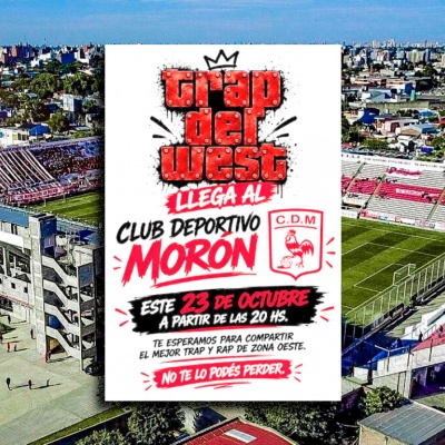 Trap del West llega por primera vez a la cancha de Deportivo Morón